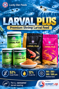 Lucky Star Feeds LARVAL PLUS – Premium Shrimp Larval Feed
