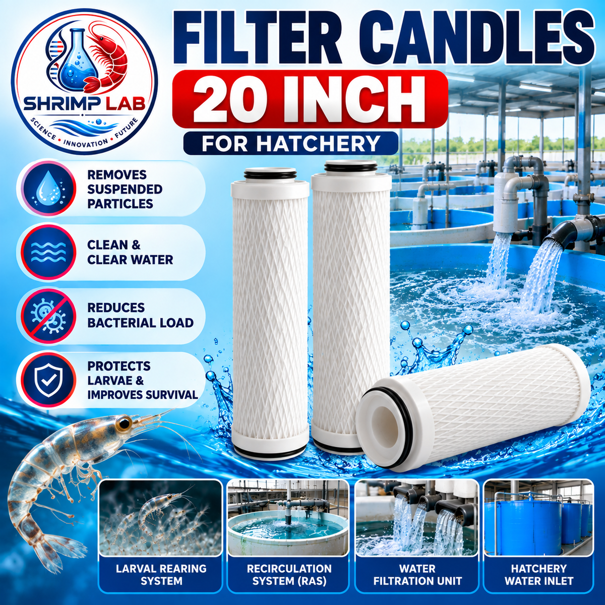Filter Candles - 20 inch