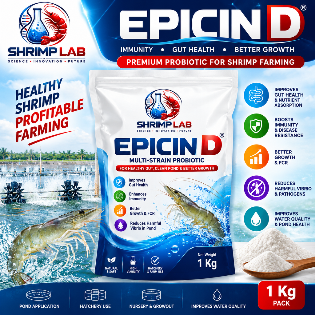 EPICIN D – Multi-Strain Probiotic for Shrimp Farming