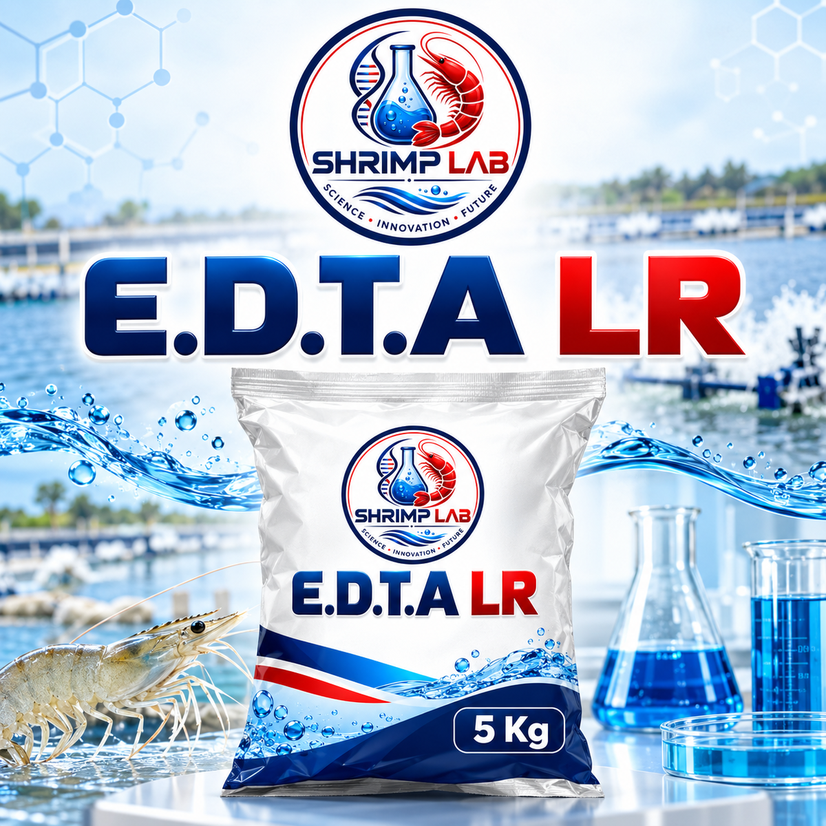 E.D.T.A. LR – 5 Kg | Laboratory Reagent for Water Hardness & Mineral Testing