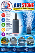 Air Stone 1 Inch | Cylindrical Bubble Diffuser