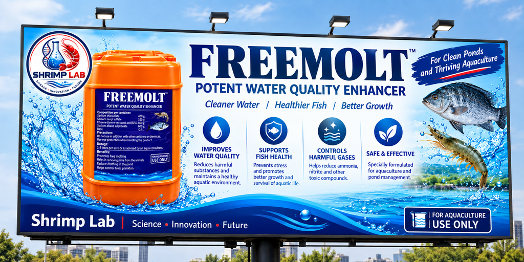 FREEMOLT – Potent Water Quality Enhancer for Aquaculture